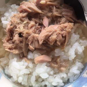 ツナ茶漬け(生姜風味)